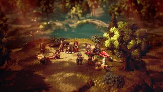 A screenshot from Octopath Traveler 2