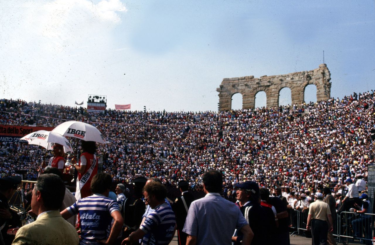 The 1984 Giro d'Italia finished in Verona's Arena.
