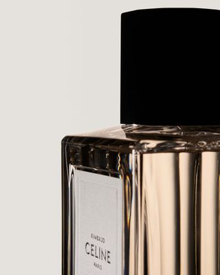 Celine Rimbaud perfume in glass bottle with black cap