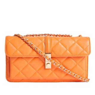 M&S Quilted Chain Strap Cross Body Shoulder Bag