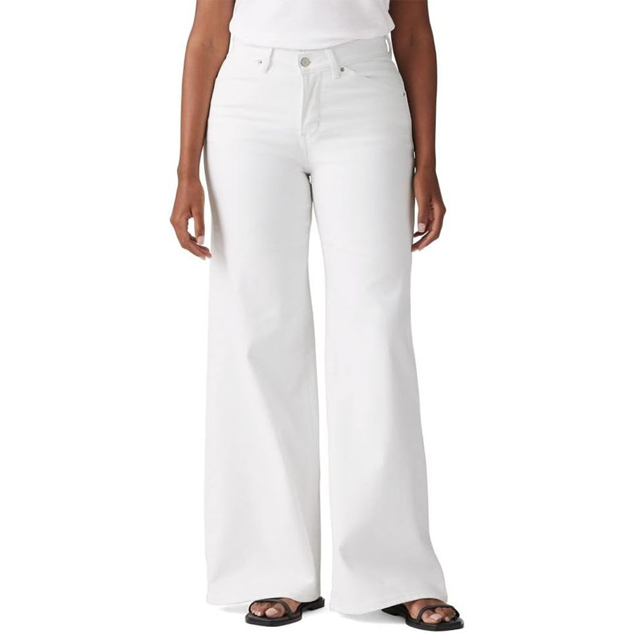 Levi's Women's 318 Shaping Wide-Leg Jeans 26x32, Simply White