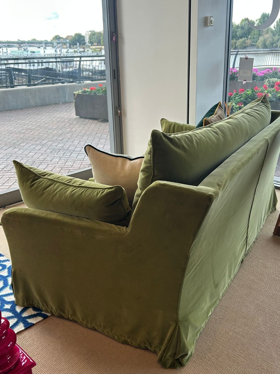 Margot Schplendid Sofa in Dry Martini Velvet