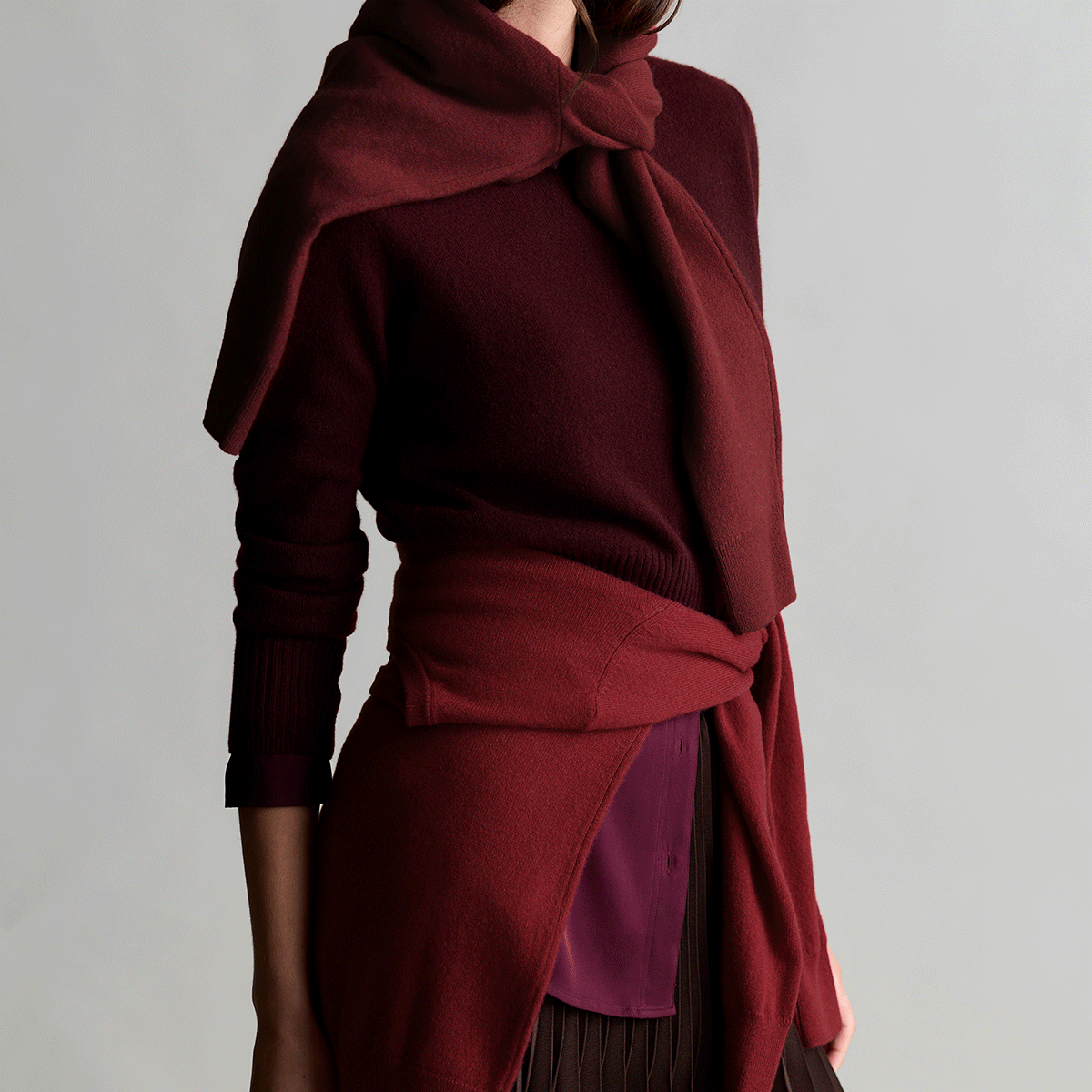 GIF of Quince Cashmere Sweaters