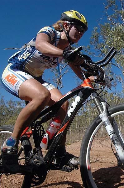 Lisa Pleyer survives in the Outback.