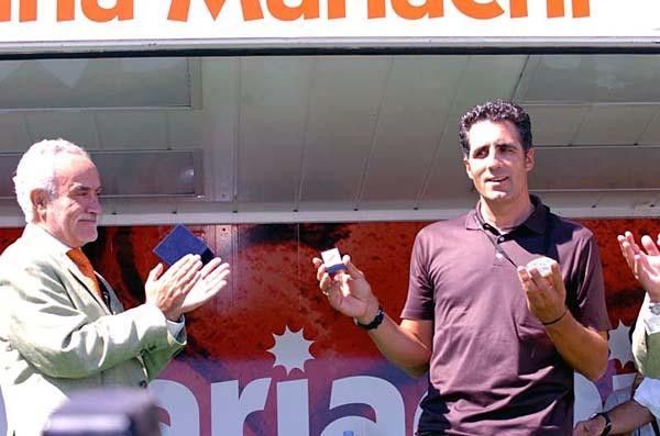 Miguel Indurain is still very popular in Spain and gets presentations.