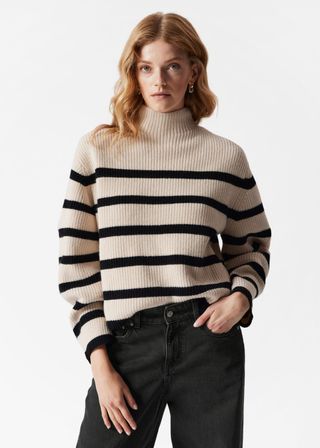 Mock Neck Merino Sweater