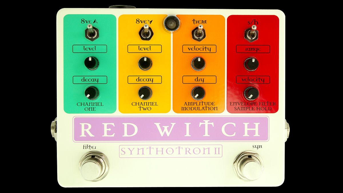 Red Witch unveils the Synthotron II analogue guitar synthesiser