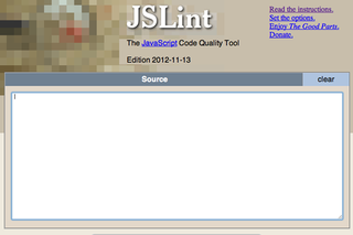 JSLint checks your JavaScript against coding conventions