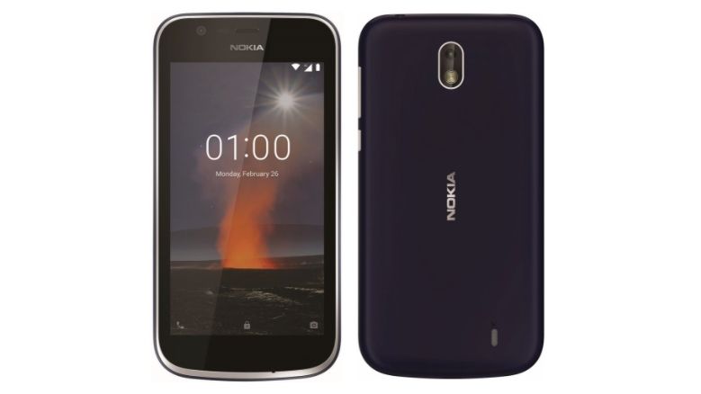 The Nokia 1's screen looks to have huge bezels. Credit: @evleaks