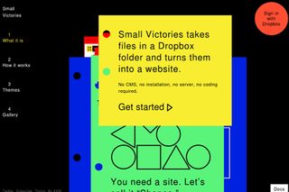 web design tools: Small Victories