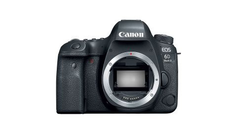 Image shows the Canon EOS 6D Mk2 camera against a white background.