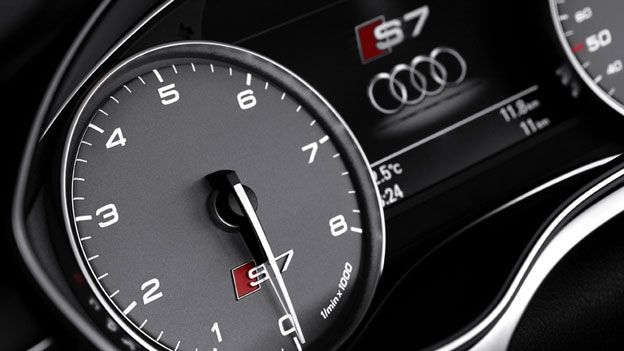 Audi S7 Sportback speedo