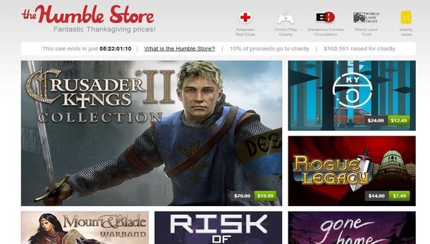 Humble Store Thanksgiving Sale