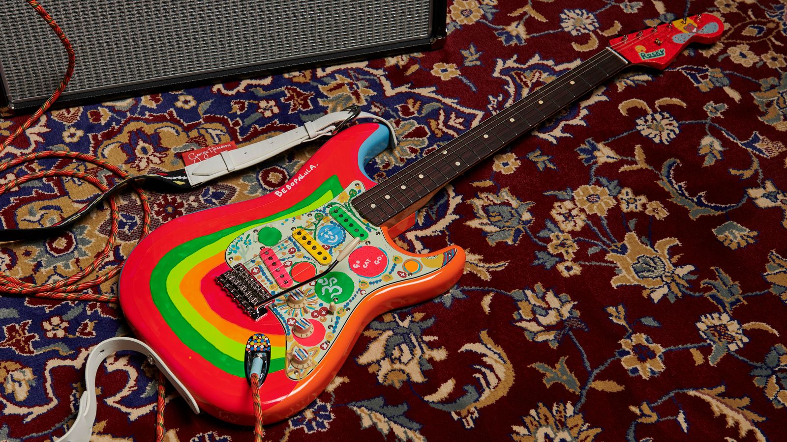 Fenders New George Harrison Rocky Stratocaster Is A Psychedelic Masterpiece Musicradar 3018