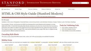 Stanford University's HTML and CSS Style Guide is a good example of a user-focused guide that provides clear, concise information without going overboard