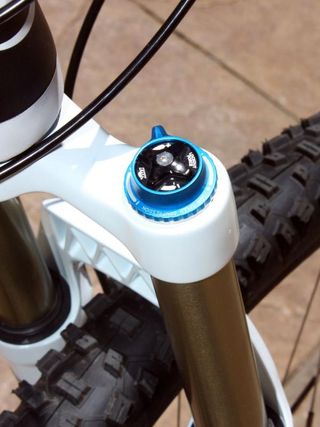 Fox Racing Shox provides Cannondale with detuned lockout thresholds for its Jekyll range.