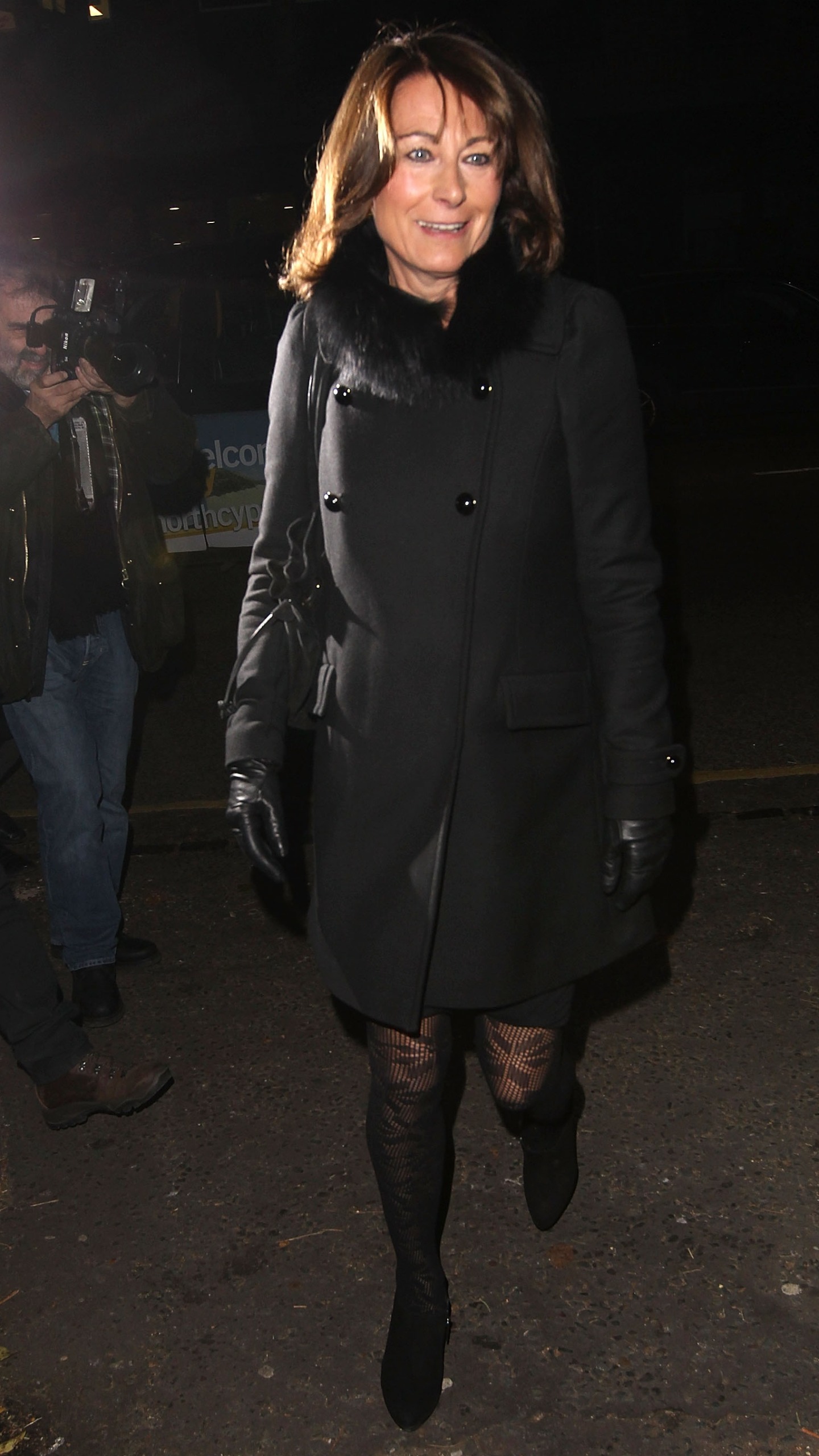 Carole Middleton attends a Christmas carol concert in aid of the Henry van Strauzenbee memorial fund at St Luke's Church on December 4, 2013