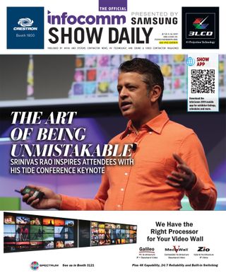 Cover of Day 1 (Wed Jun 12) of InfoComm 2019 Show Daily