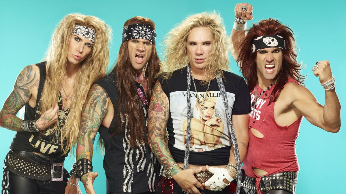 A promotional picture of Steel Panther.