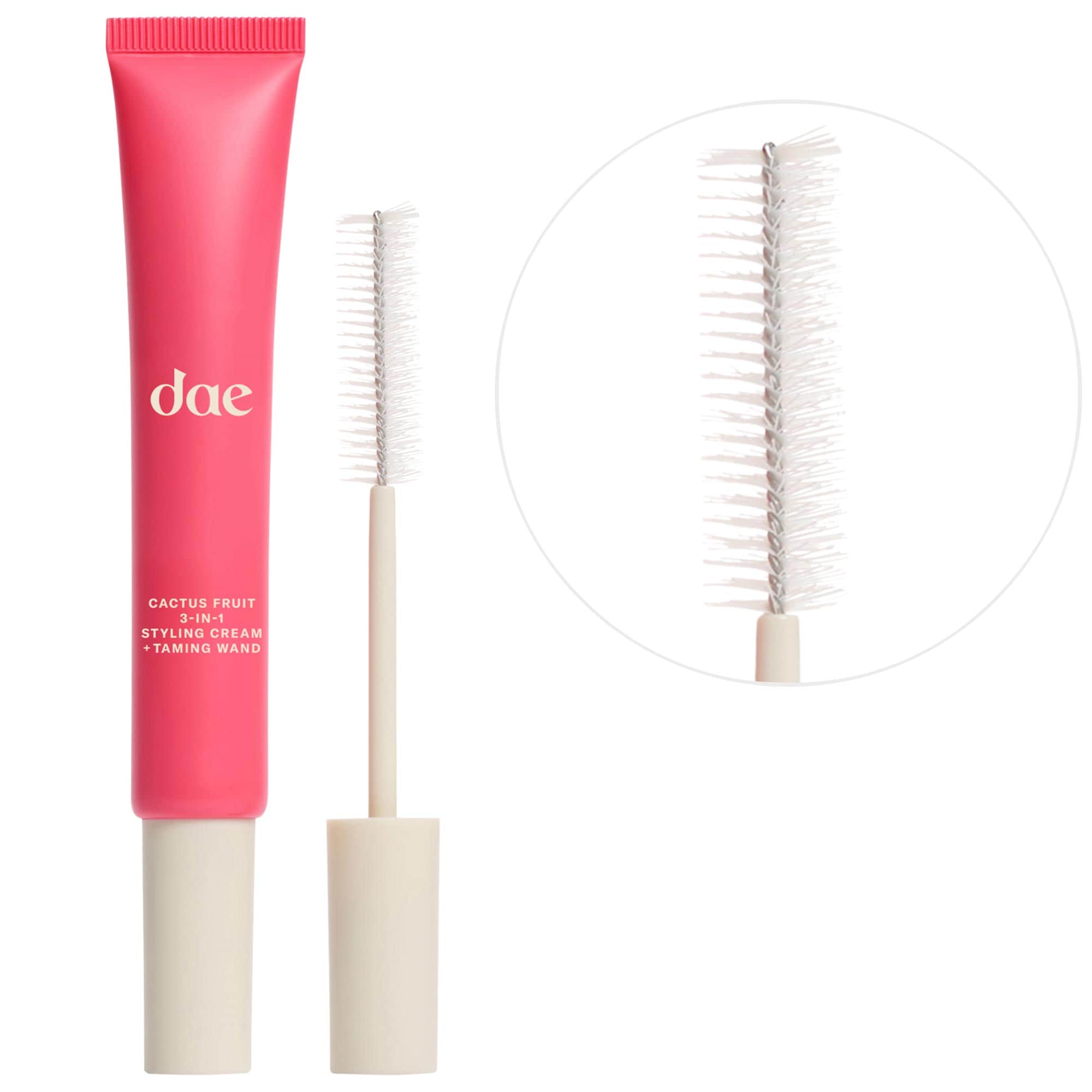 Cactus Fruit 3-In-1 Styling Cream With Taming Wand - Signature Citrus Scent - Notes of Citrus, Orange Blossom, and Vanilla