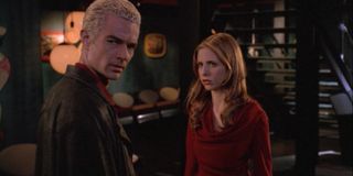 James Marsters and Sarah Michelle Gellar in Buffy Episode Once More, With Feeling