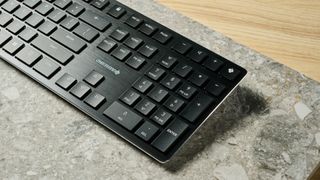 Photograph of Cherry KW X ULP low profile mechanical keyboard