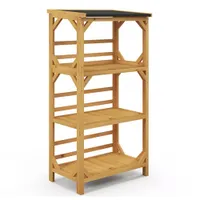 Tangkula Outdoor Wood Garden Shelf 3-Tier Ladder Plant Stand w/ Weatherproof Asphalt Roof | Was $59.99, now $109.99 at Target&nbsp;