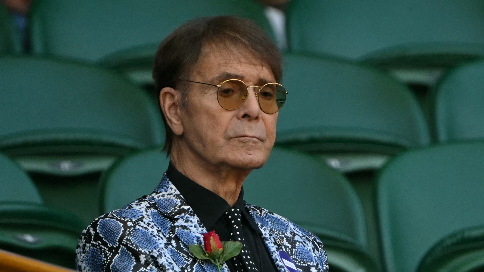 Sir Cliff Richard in the Royal Box at Wimbledon, 2026