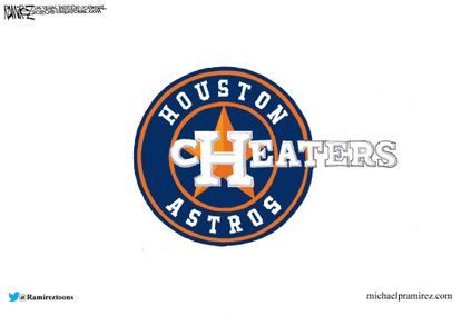 Editorial Cartoon U.S. Houston Astros MLB cheaters
