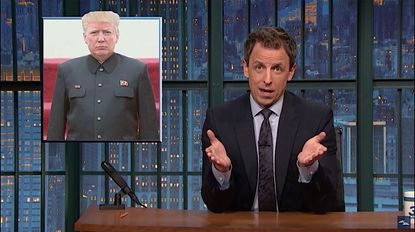 All hail Glorious Beloved Leader Donald Trump, says Seth Meyers