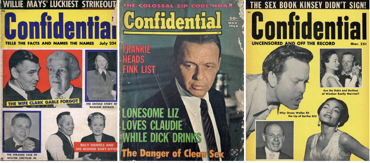 Confidential magazine covers