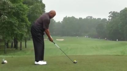Charles Barkley's improved golf swing