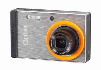 Optio rs1500: front facing grey