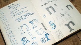 Get started with type design: sketchbook