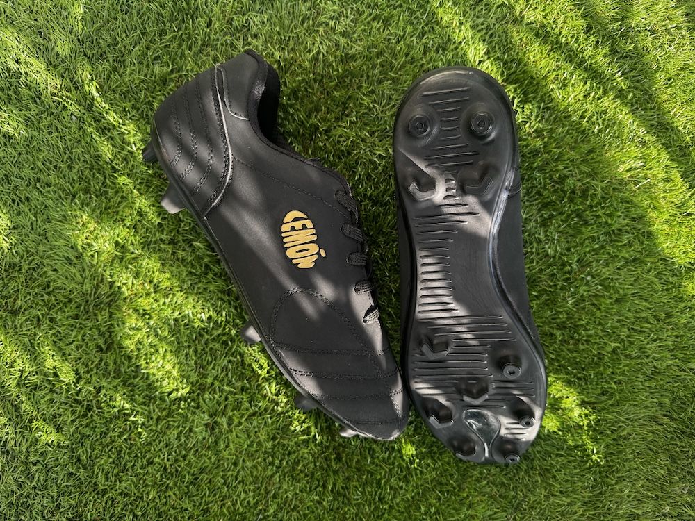 The £33 kids' football boot designed and produced by a football mum fed up with Adidas and Nike's prices might answer parents' prayers