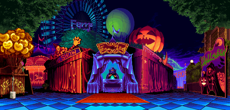 Classic game backdrops recreated as animated GIFs | Creative Bloq