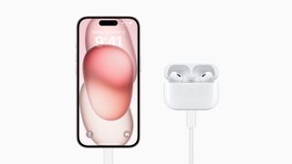Apple AirPods Pro 2 USB-C with iPhone 15