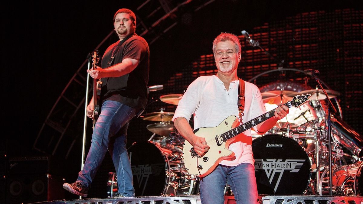 Wolfgang and Eddie Van Halen