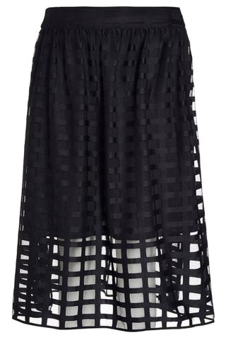 Next Black Mesh Skirt, £48