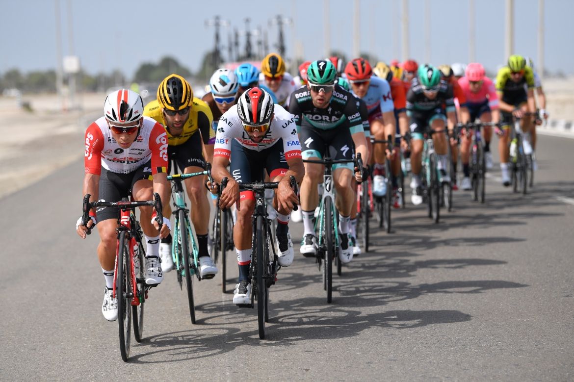 Caleb Ewan (Lotto Soudal) and Fernando Gaviria were some of the big names to make the split