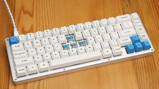 A 65% Whitefox keyboard