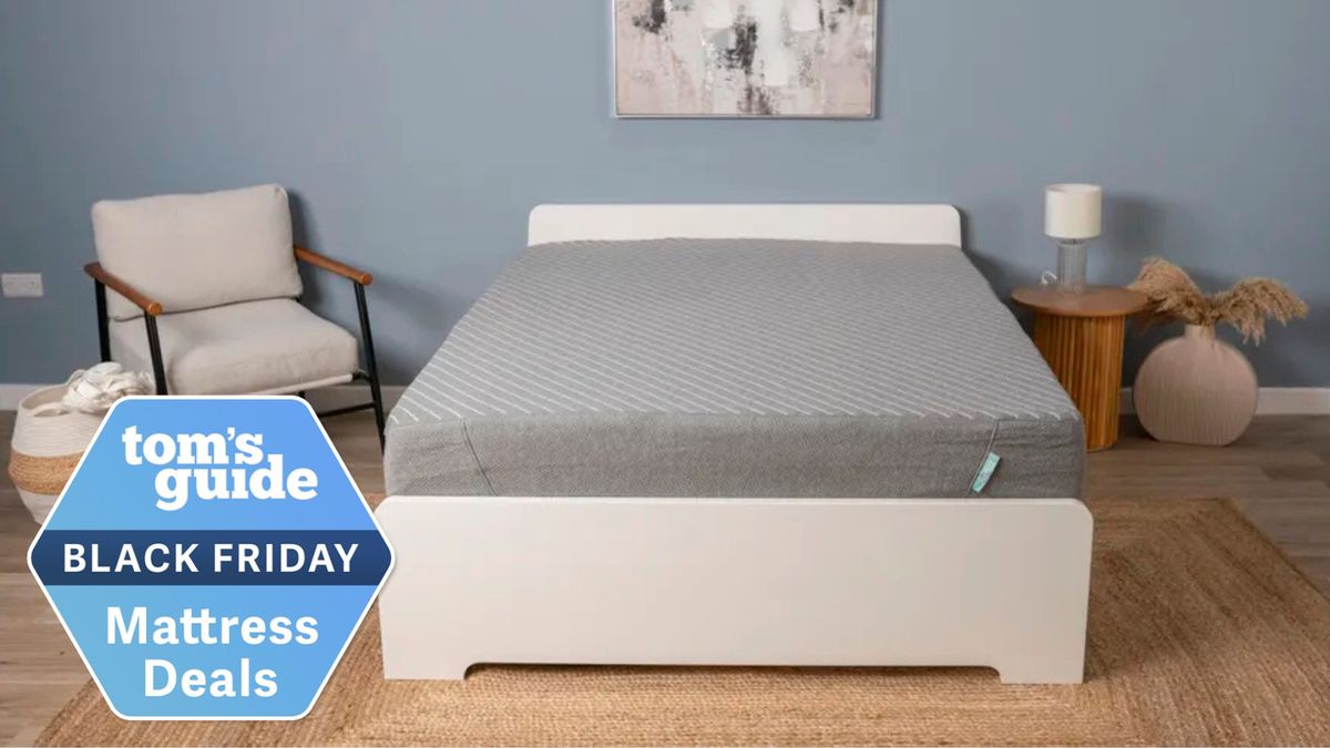 The Siena Memory Foam Mattress with a Black Friday mattress deals badge