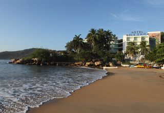 Beach view of Hotel Boca Chica