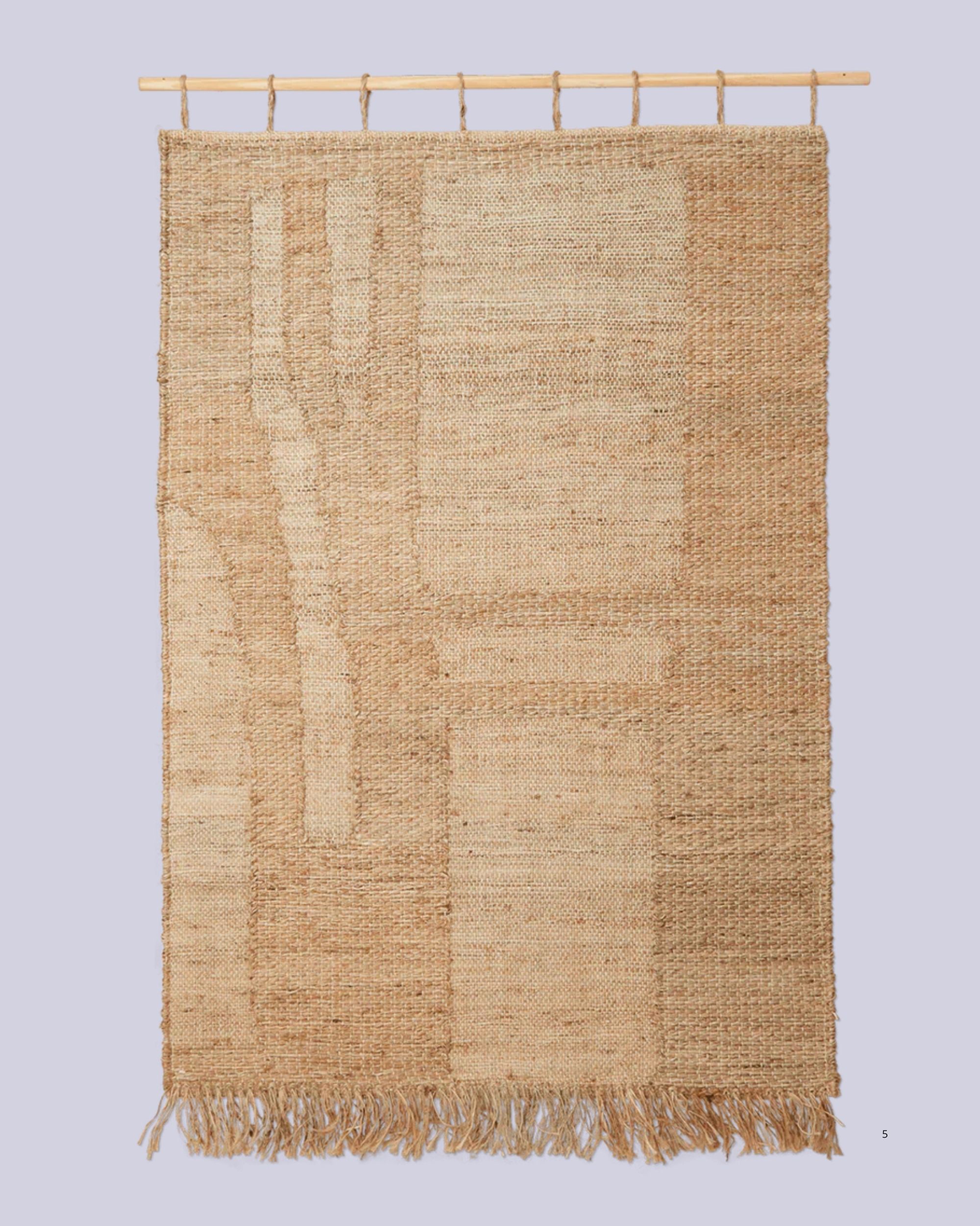 Ferm Living, Harvest Wall Rug - Large - Natural