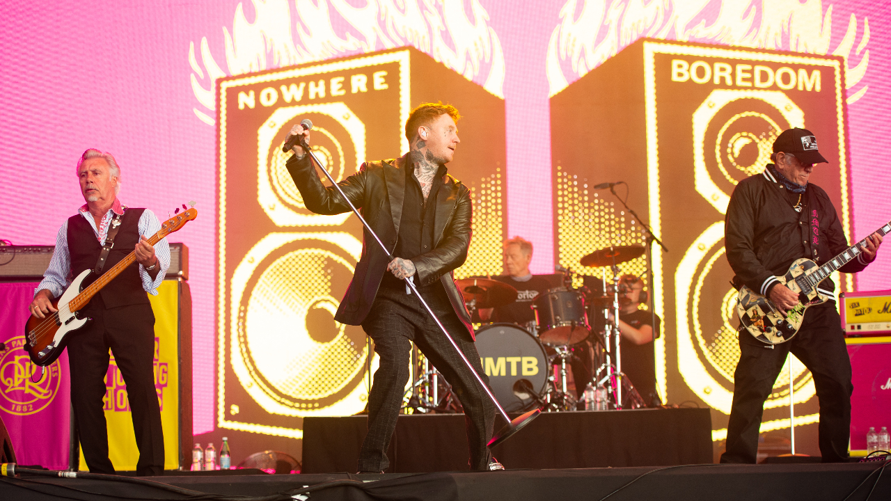 Sex Pistols on stage at Download 2025