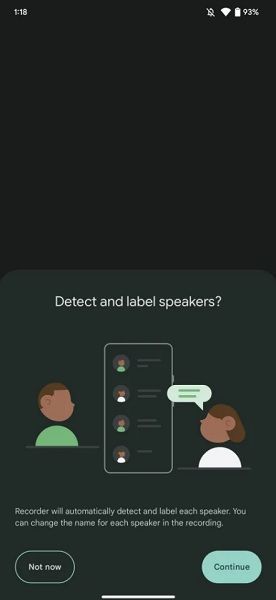 Google's Recorder app gains speaker labels on Pixels.