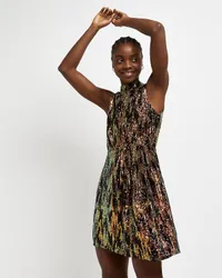 River Island Black Sequin Mini Dress | $102/£55