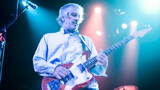 American singer-songwriter and guitarist Lee Ranaldo of Sonic Youth performs on stage at La Riviera on November 30, 2013 in Madrid, Spain