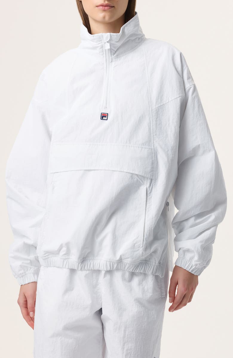 X Hailey Half Zip Nylon Oversize Jacket