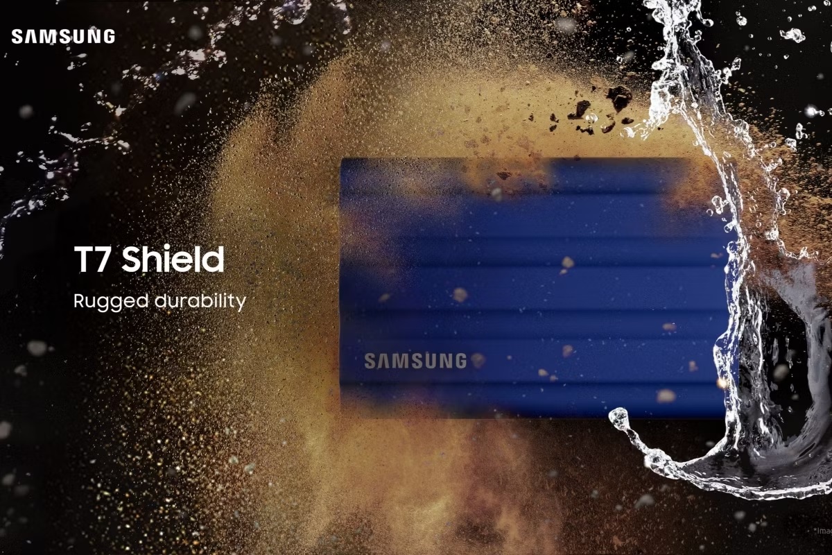 SAMSUNG Portable SSD T7 Shield Festplatte